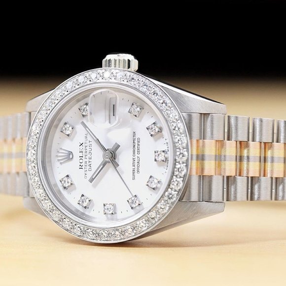 Rolex President Ladies 18k Gold Watch w/ Box & Hangtag main image 8